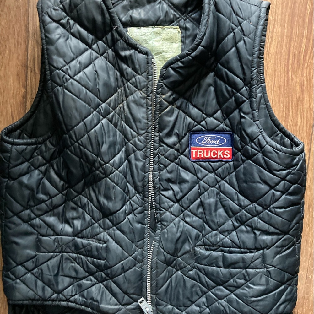 Ford Quilted Black Vest